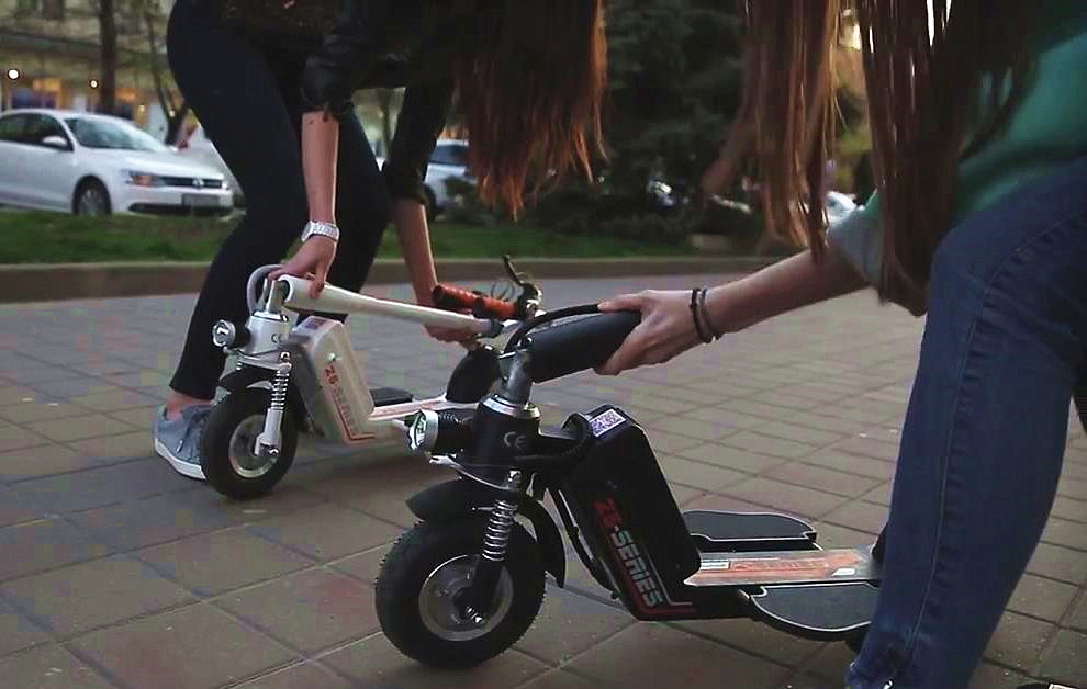 2 wheel electric scooter